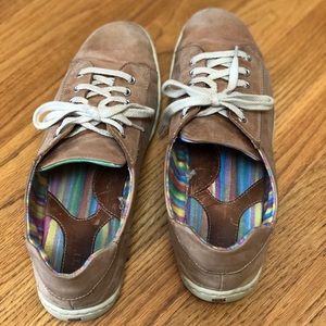 BORN leather sneakers with rainbow interior